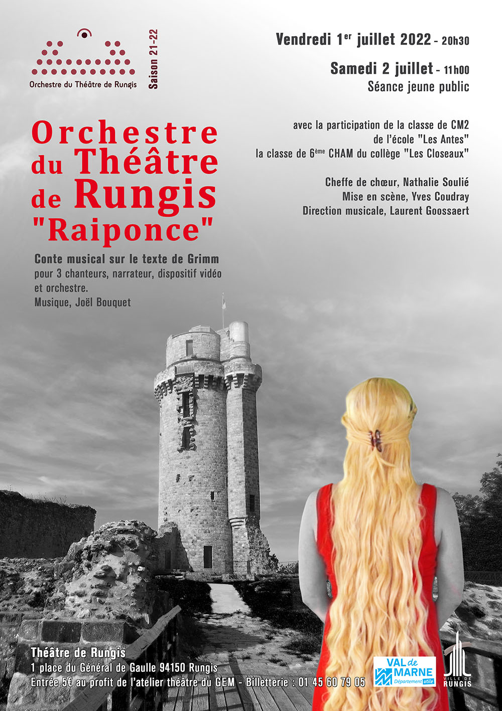 Affiche concert Raiponce