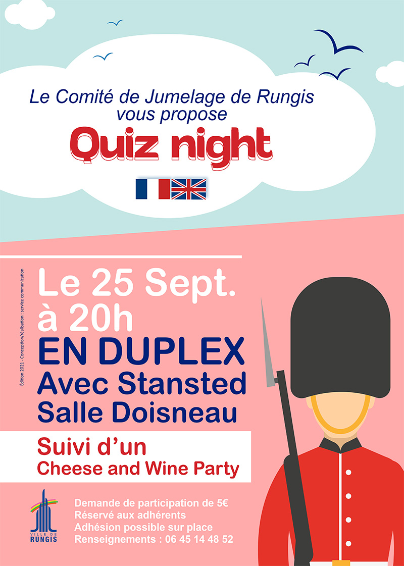 affiche quiz night sept 2021