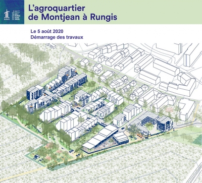 L&#039;agroquartier de Montjean à Rungis : démarrage des travaux le 24 août
